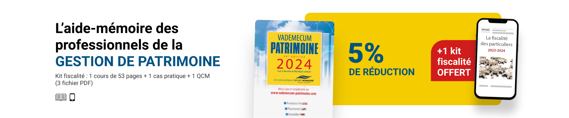 Offre spéciale Vademecum du Patrimoine 2024